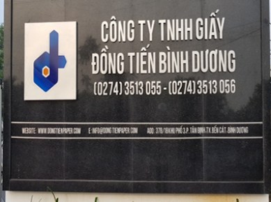 Nhà máy Giấy ĐỒNG TIẾN Bình Dương
