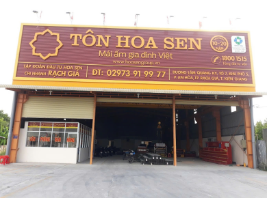 Nhà máy cán tôn Hoa Sen RẠCH GIÁ